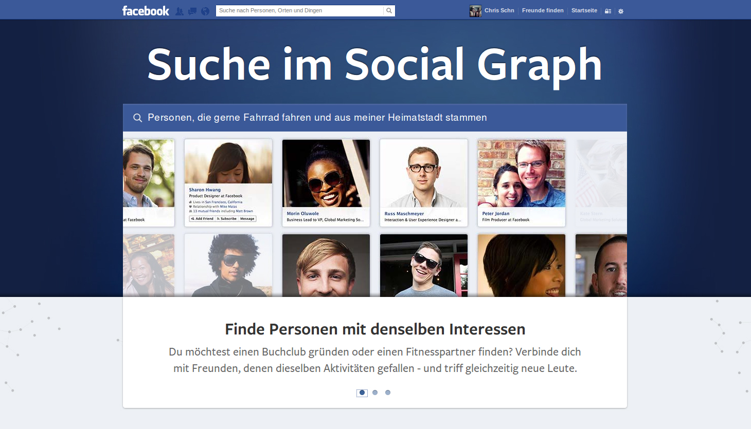 Facebook search