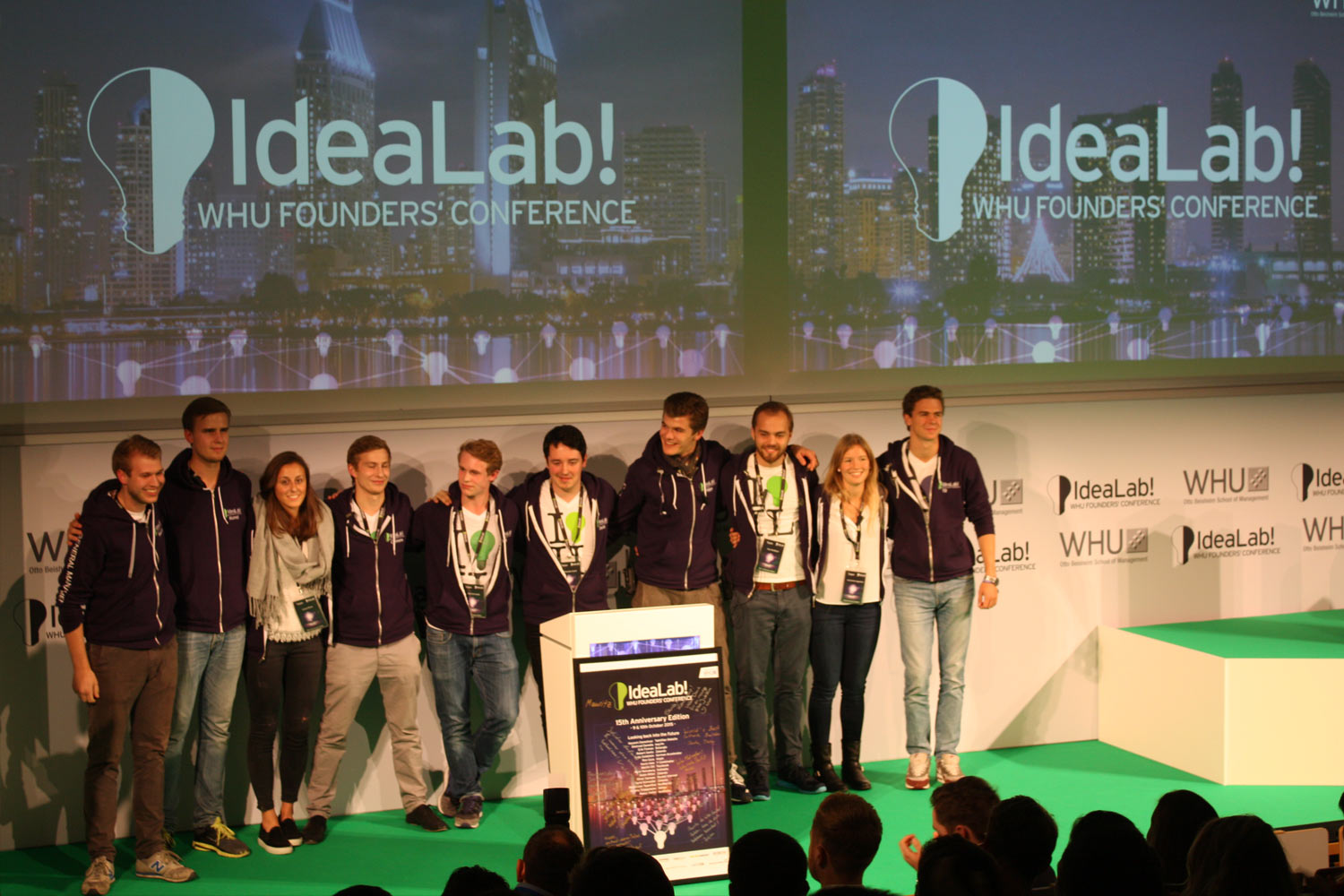 Die IdeaLab!-Gründerkonferenz 2015 der WHU